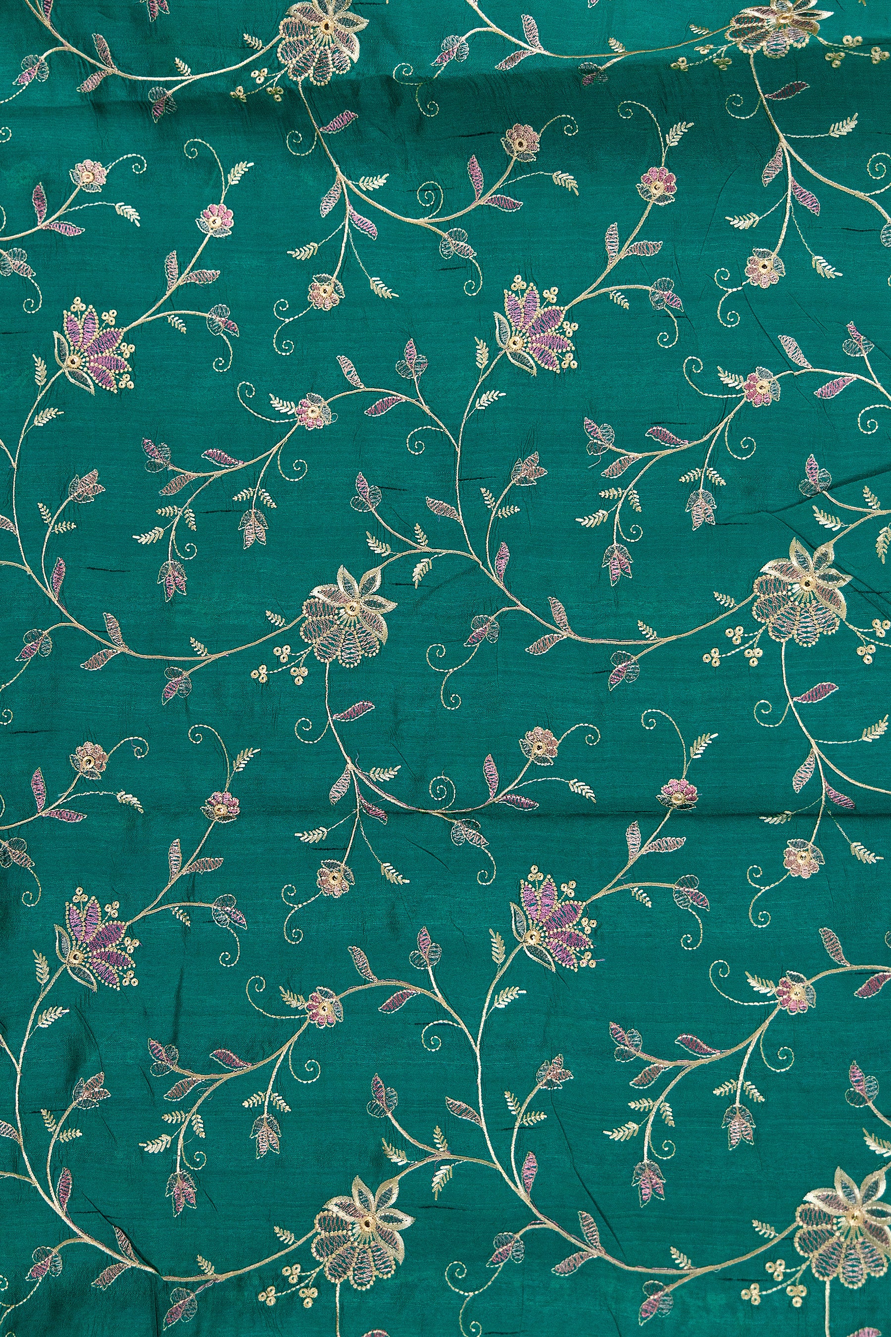 Semi Tussar Embroidery