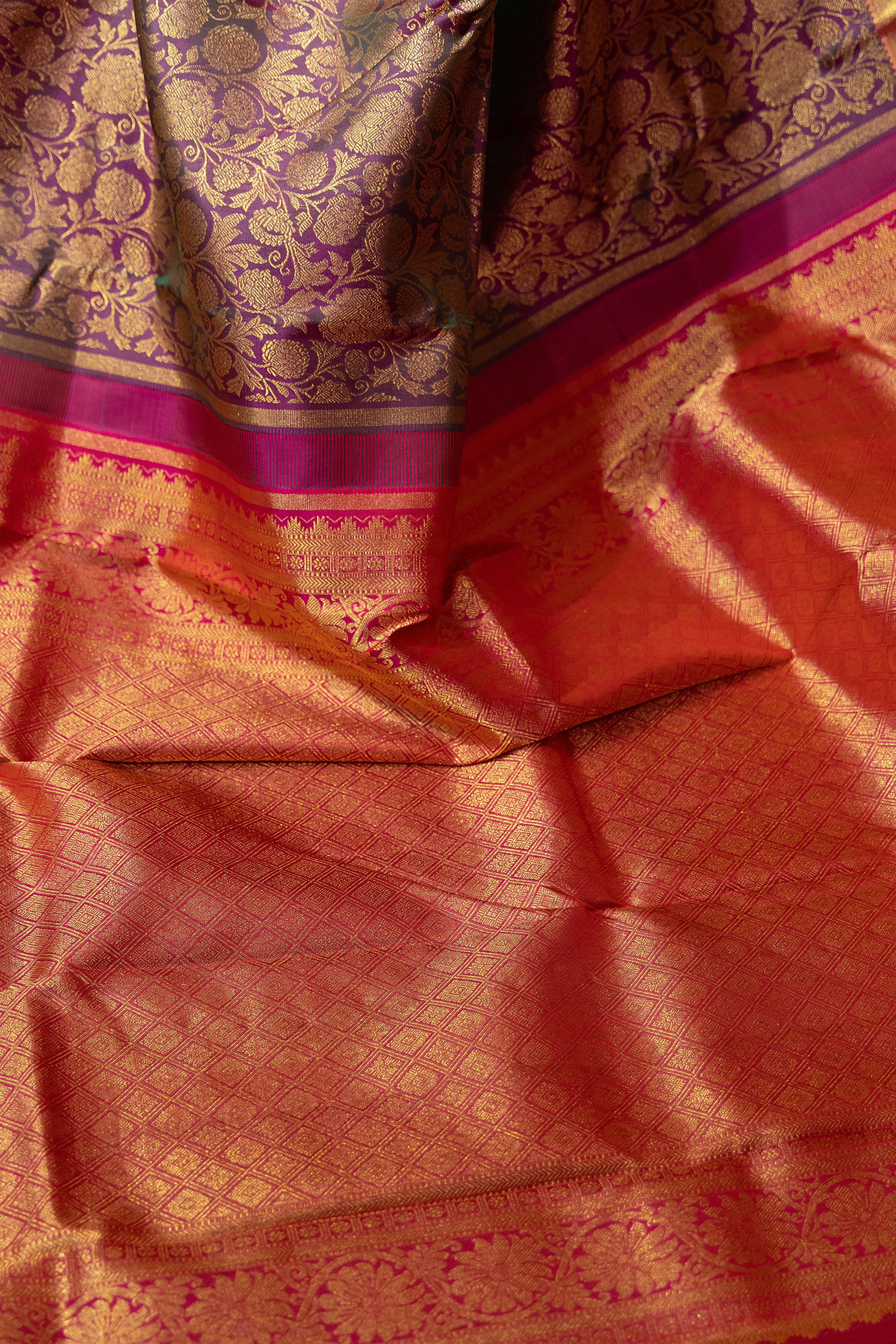 Dual Tone Brocade Kanjivaram