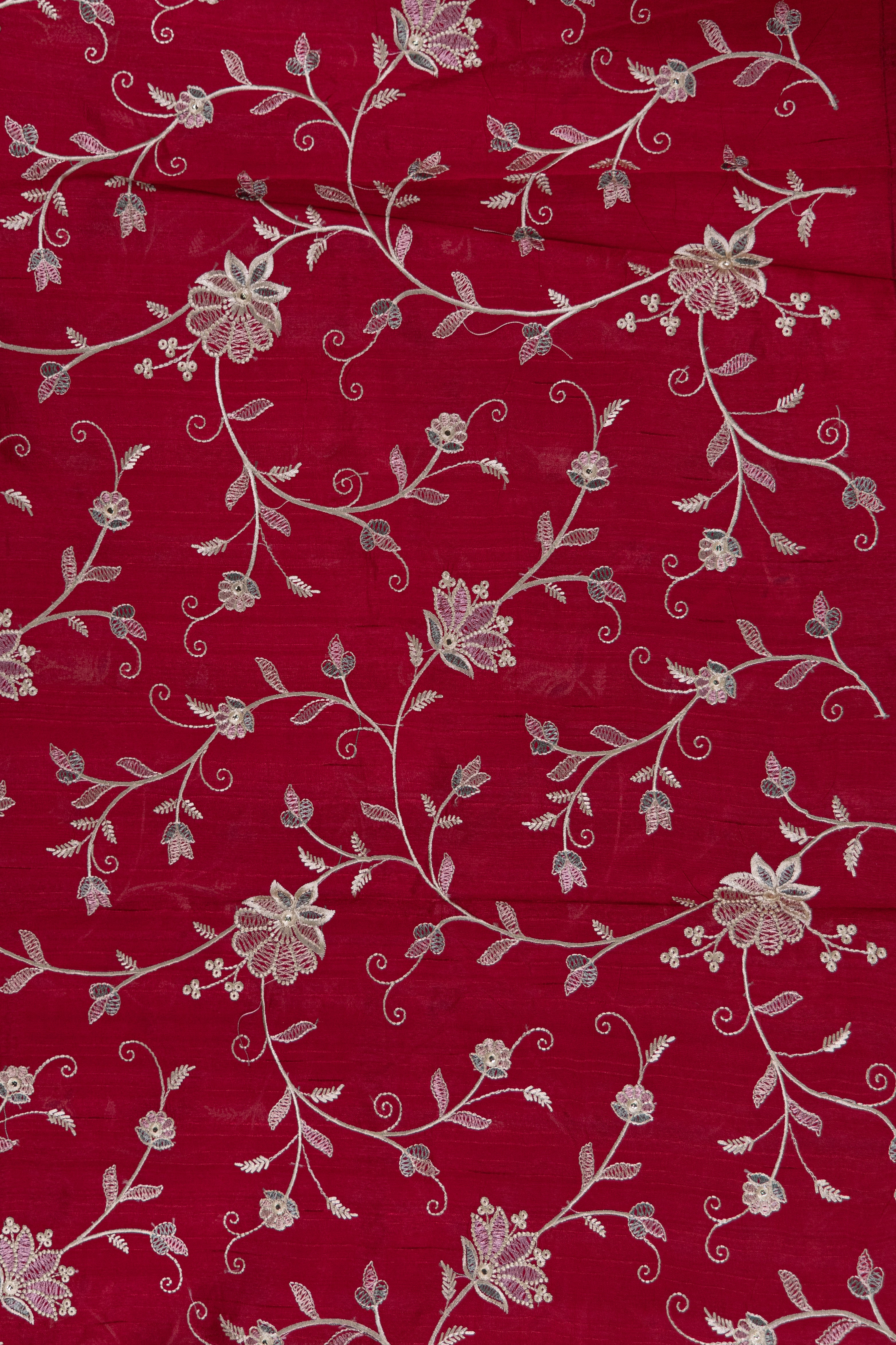 Semi Tussar Embroidery