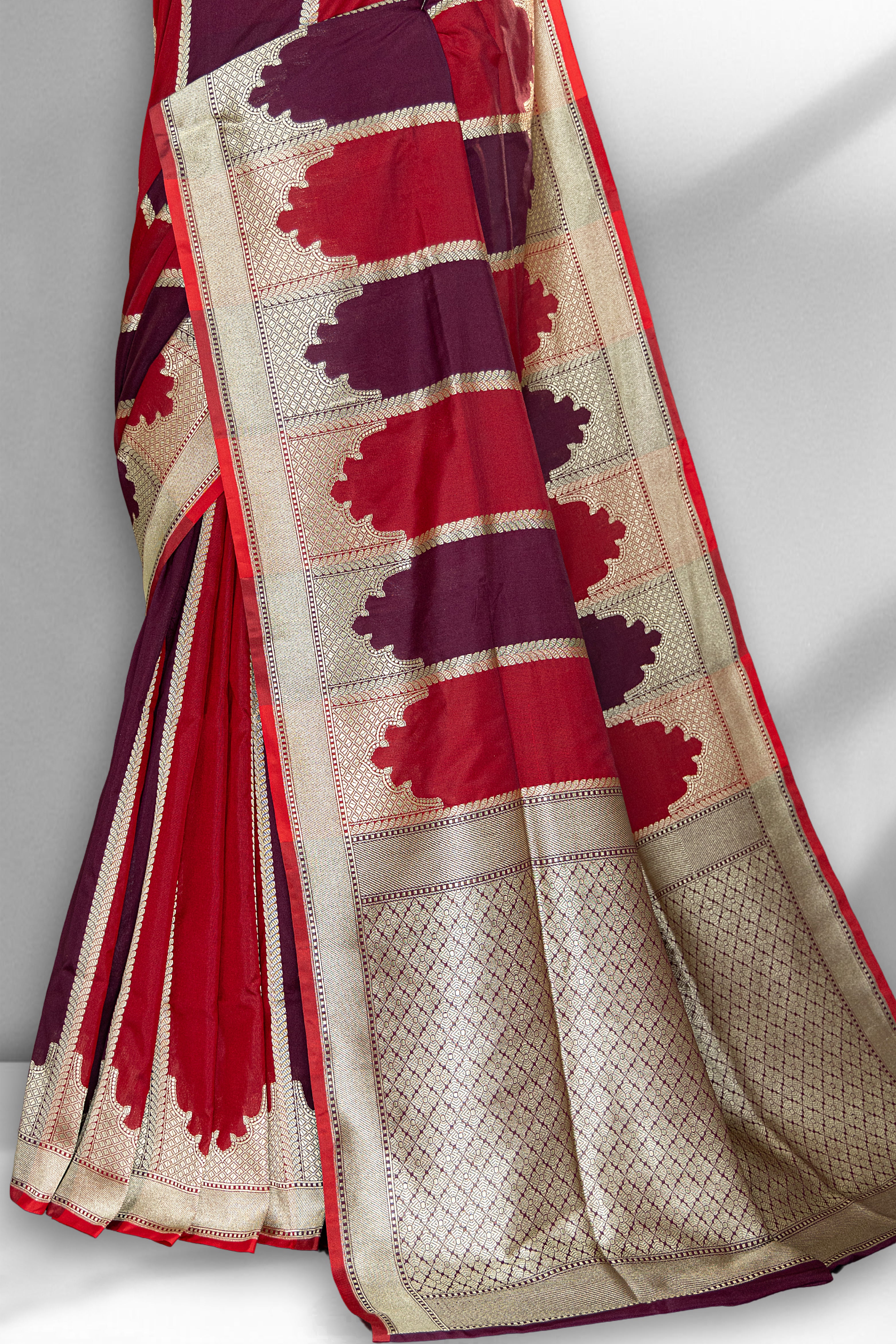 Semi Katan Banarasi