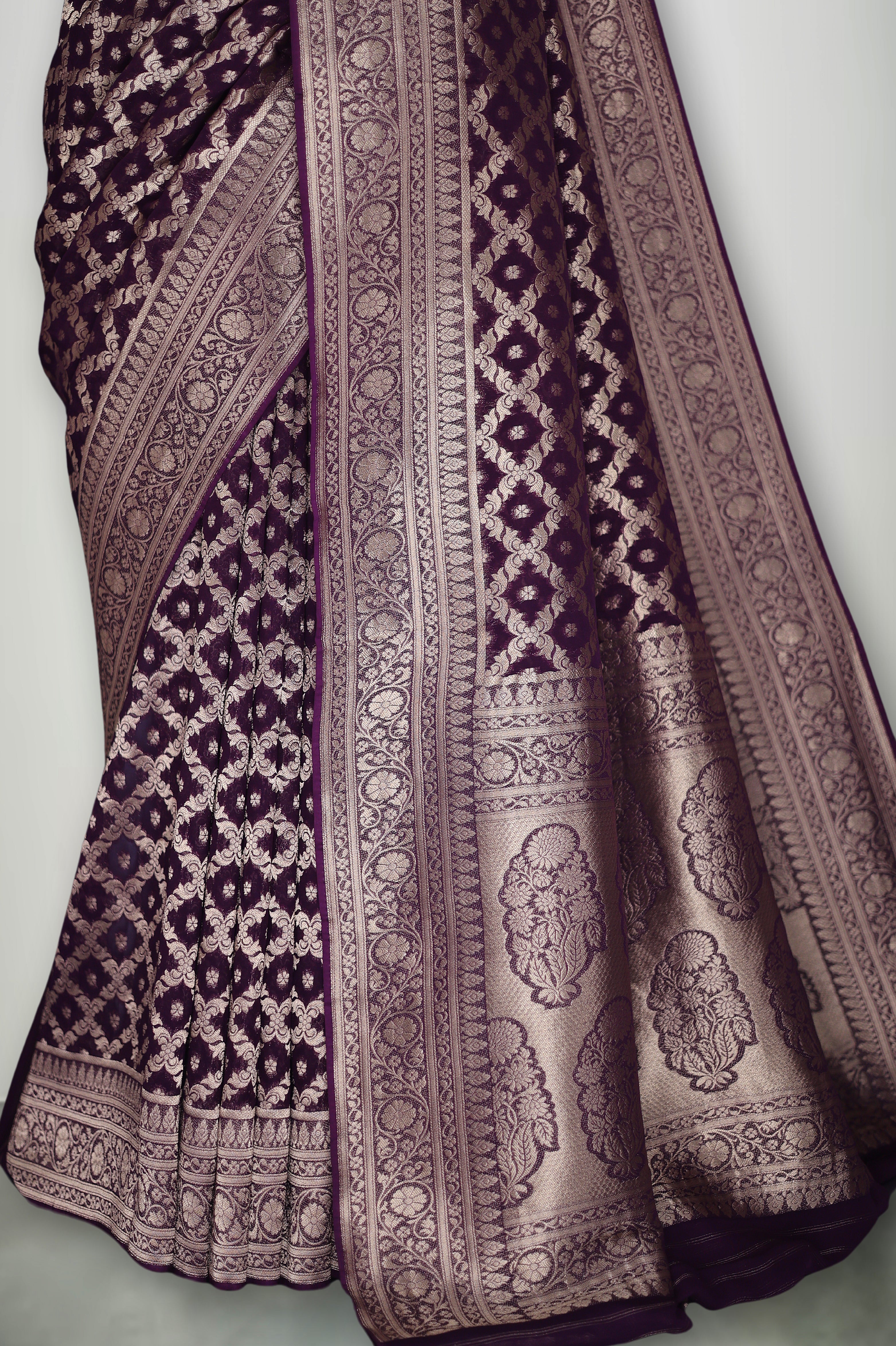 Semi Khaddi Banarasi