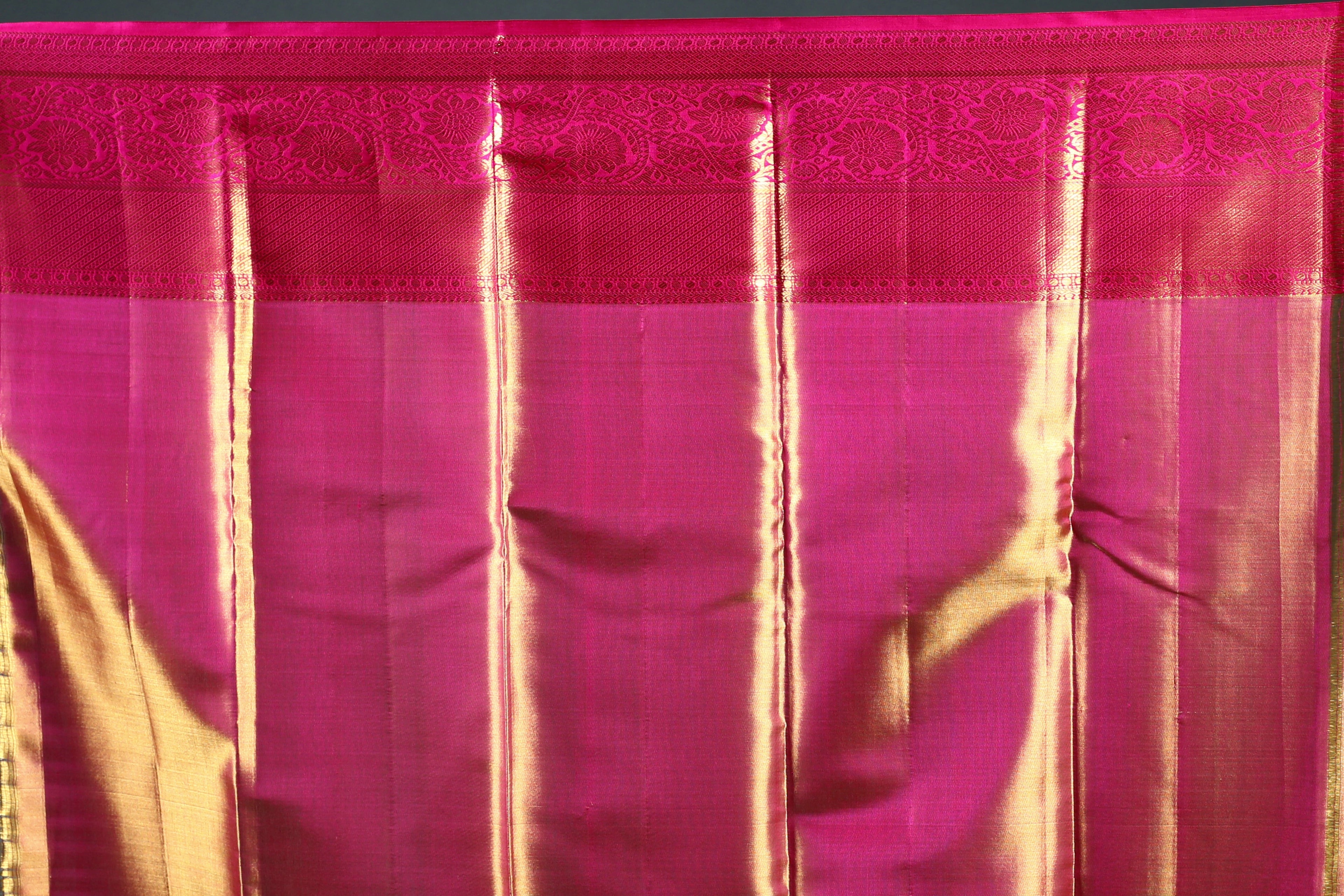 Golden Tissue Kanjivaram Saree with Blouse Piece