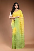 Cotton chikankari Saree with Blouse Piece