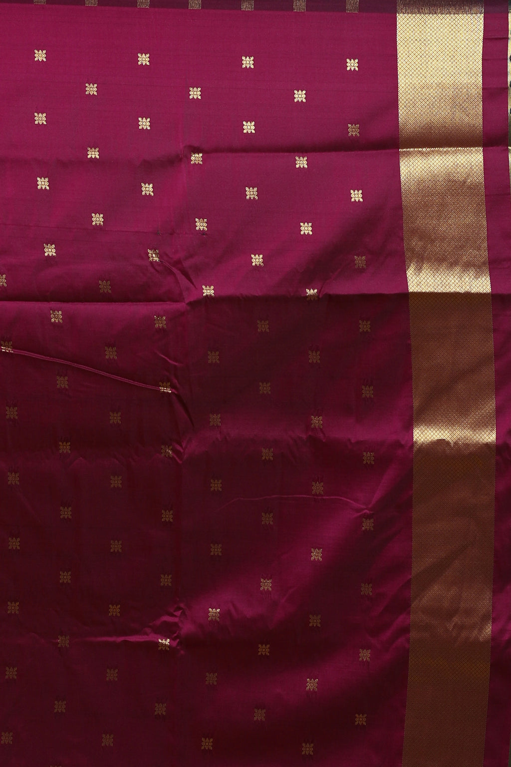 Black Semi Pochampally Saree With Blouse Piece