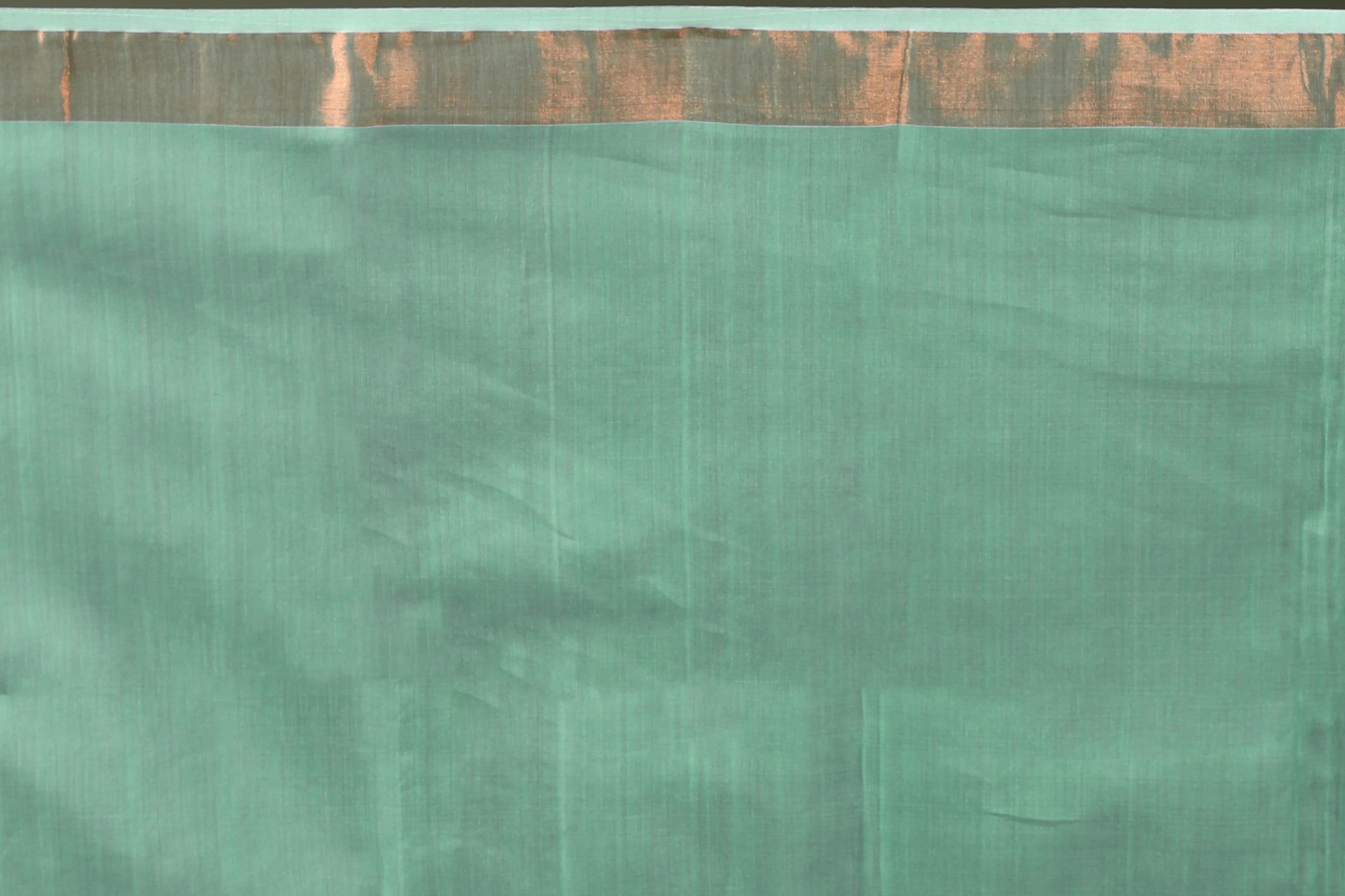 Light Sea Green Semi Muslin Jamdani Saree With Blouse Piece