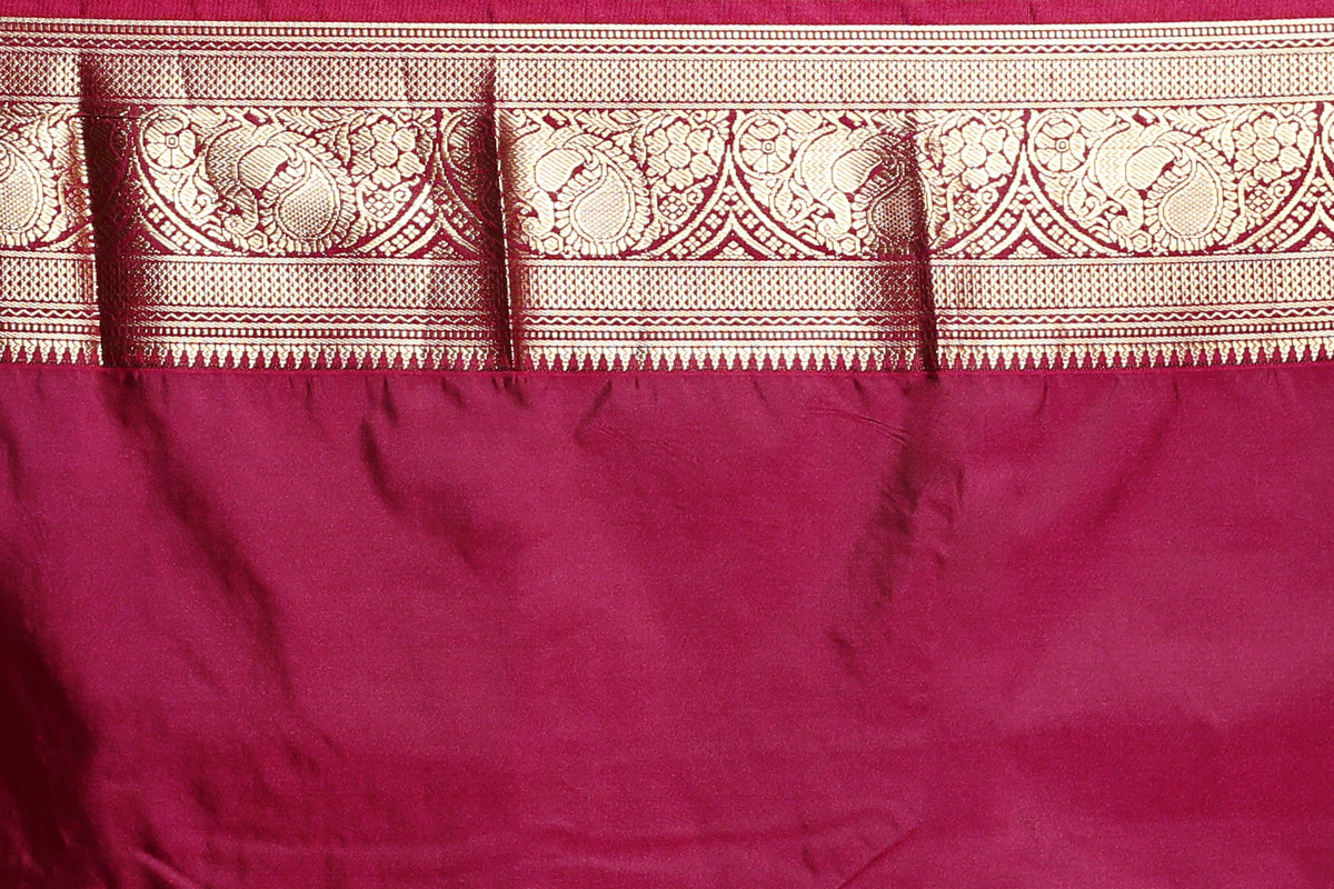Kanjivaram Semi Saree - Offwhite with Buta Zari Work
