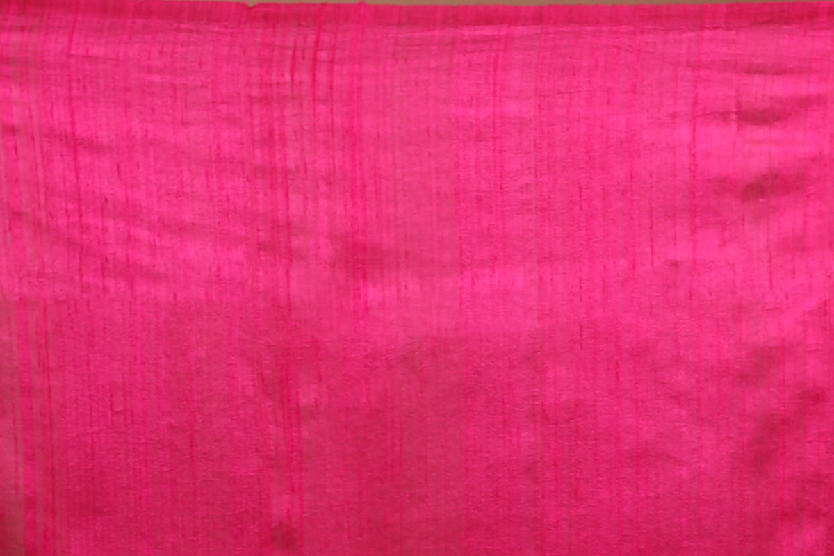 Rani Raw Silk Banarasi Saree With Blouse Piece