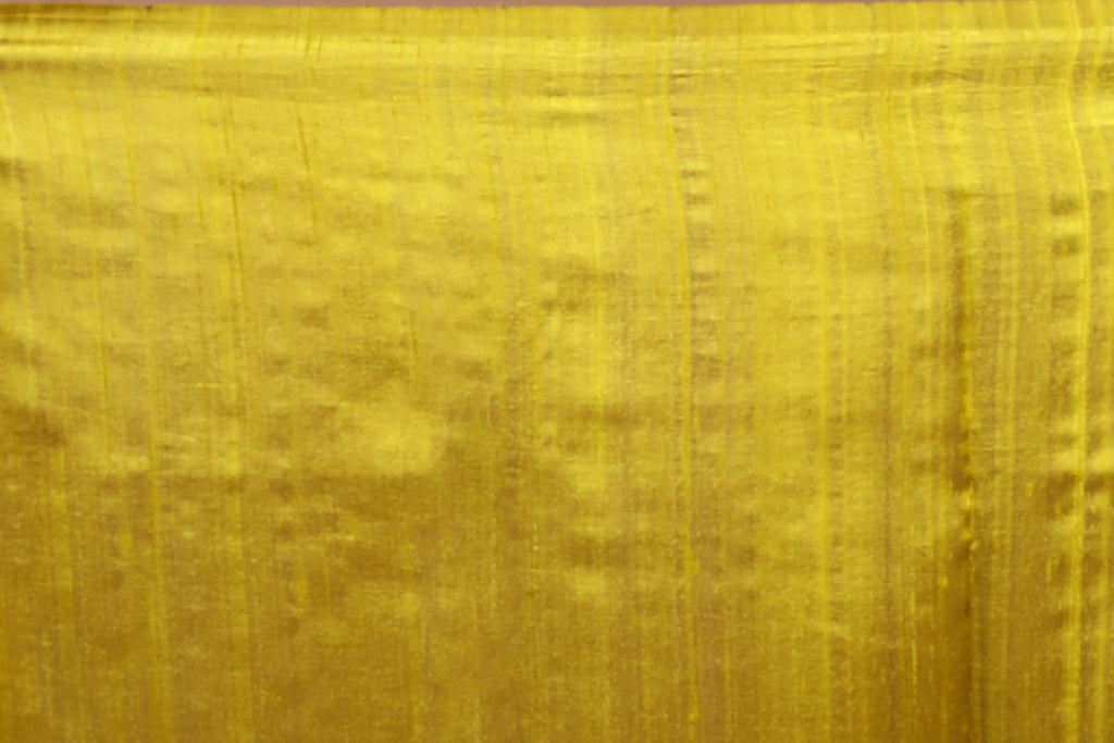 Lime Yellow Raw Silk Banarasi Saree With Blouse Piece