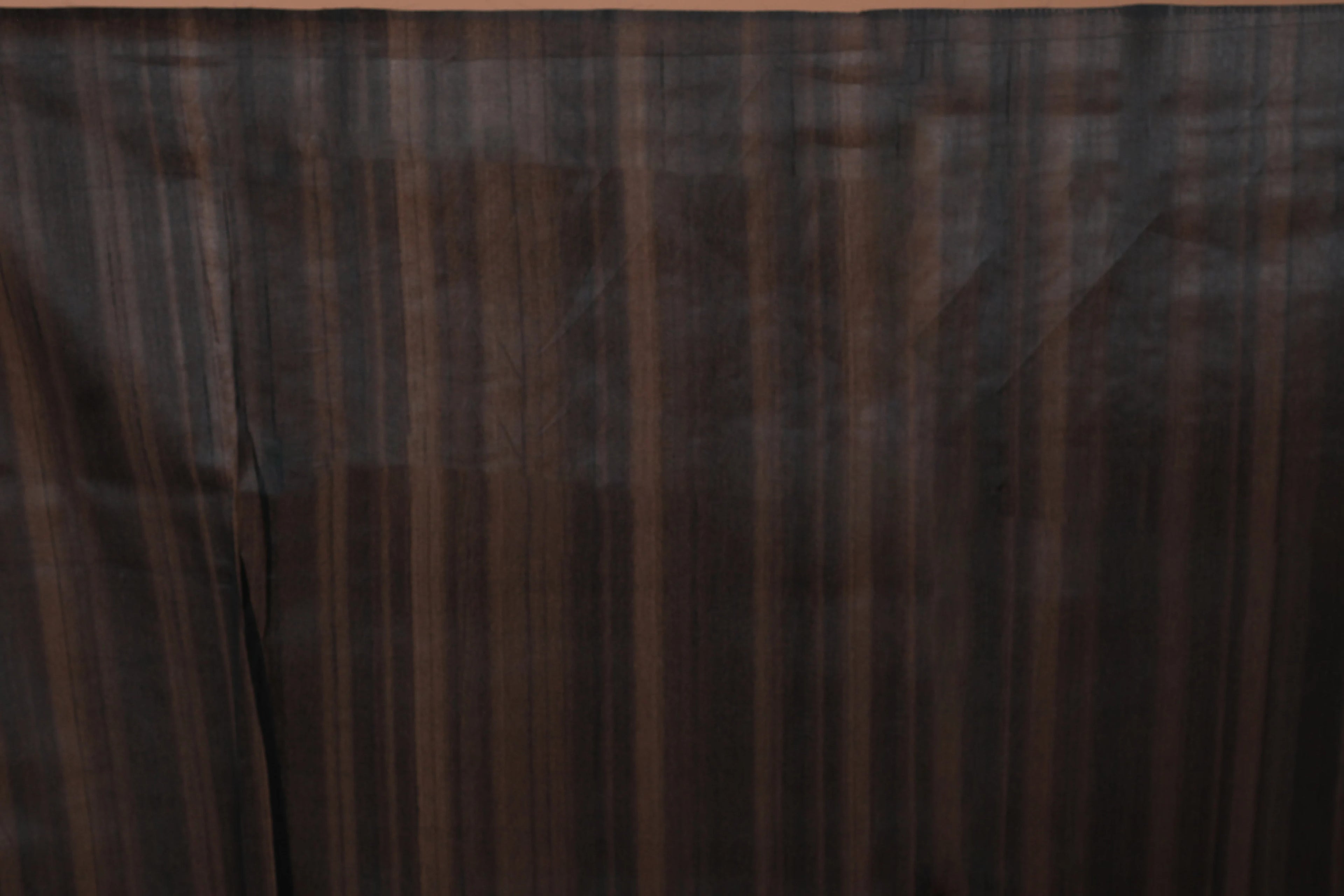 Black Semi Tussar Embroidery Saree With Blouse Piece
