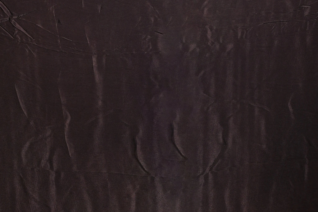 Choclate Rani Shaded Satin Saree With Blouse Piece