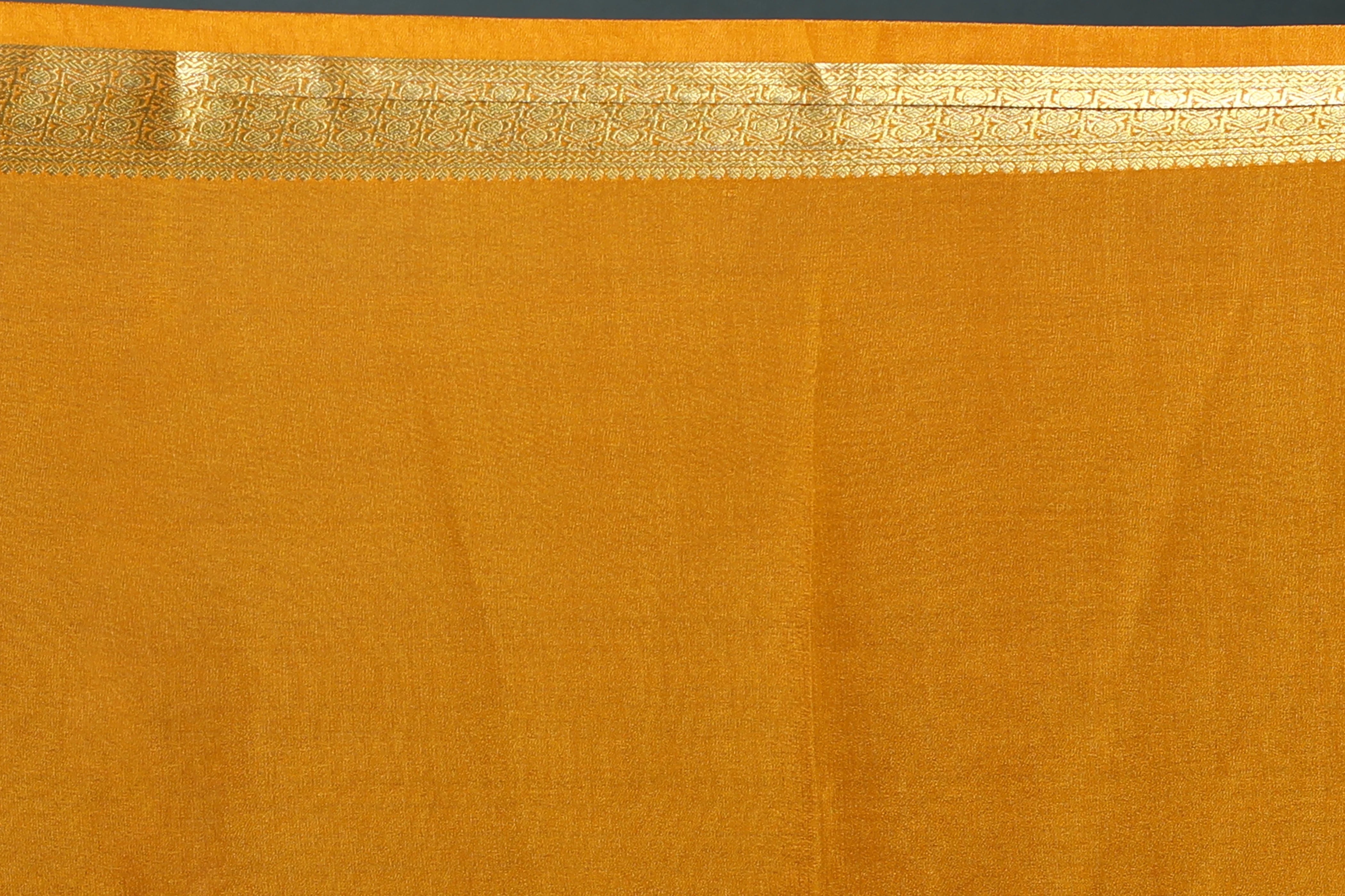 Bottle Green Pure Mysore Silk Saree With Blouse Piece