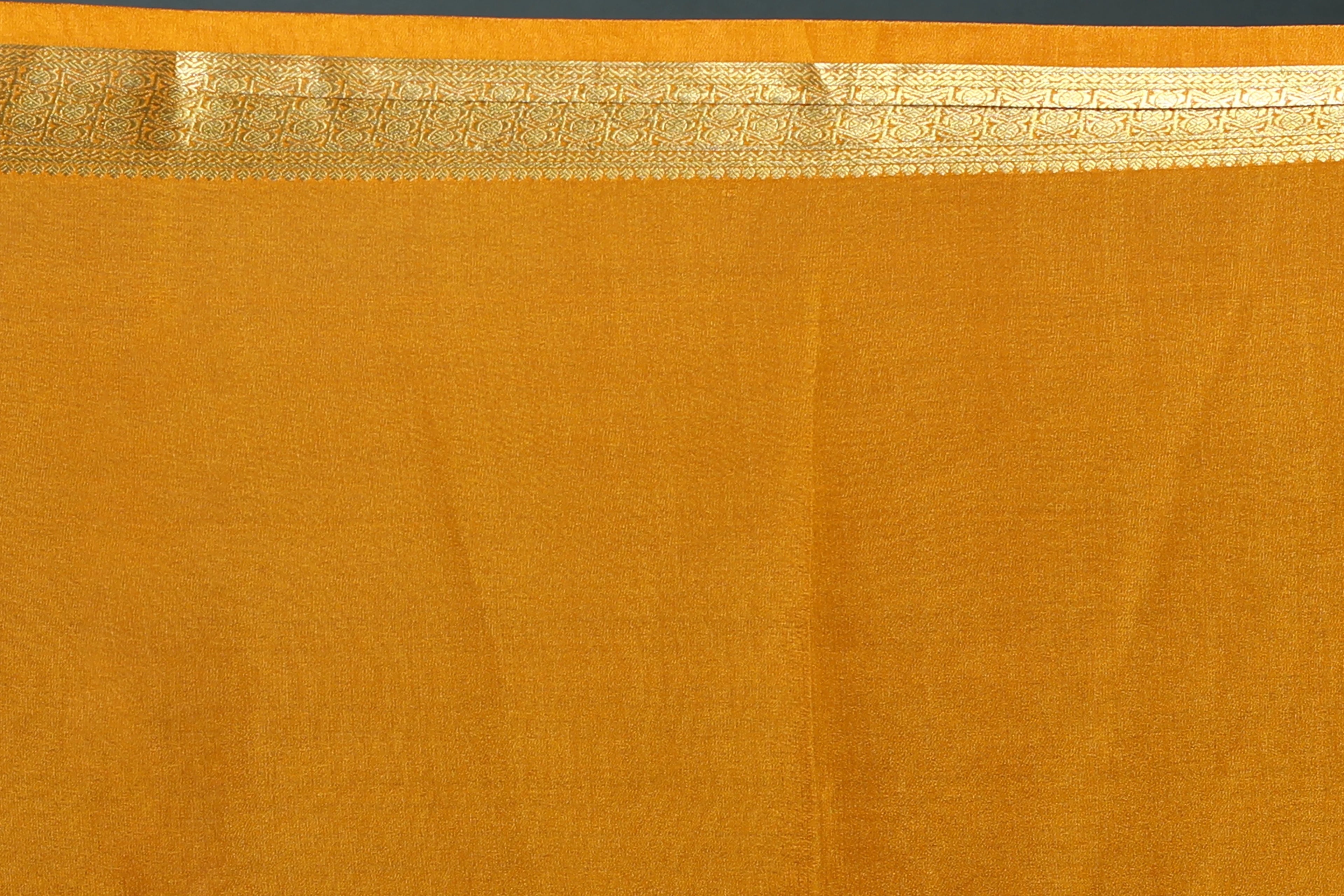 Bottle Green Pure Mysore Silk Saree With Blouse Piece