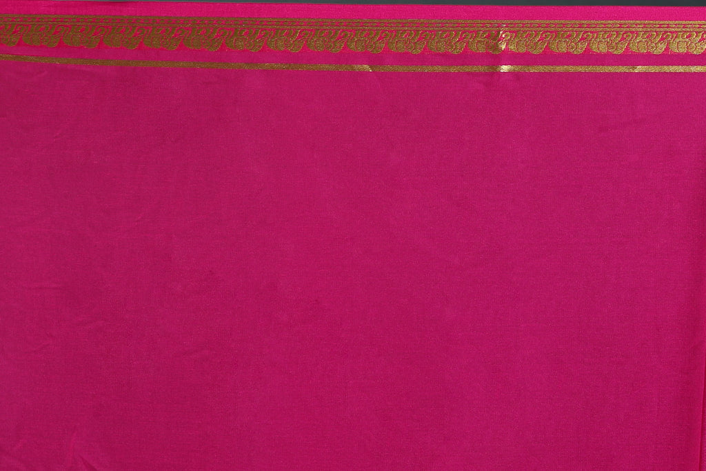 Rani Pure Mysore Silk Saree With Blouse Piece