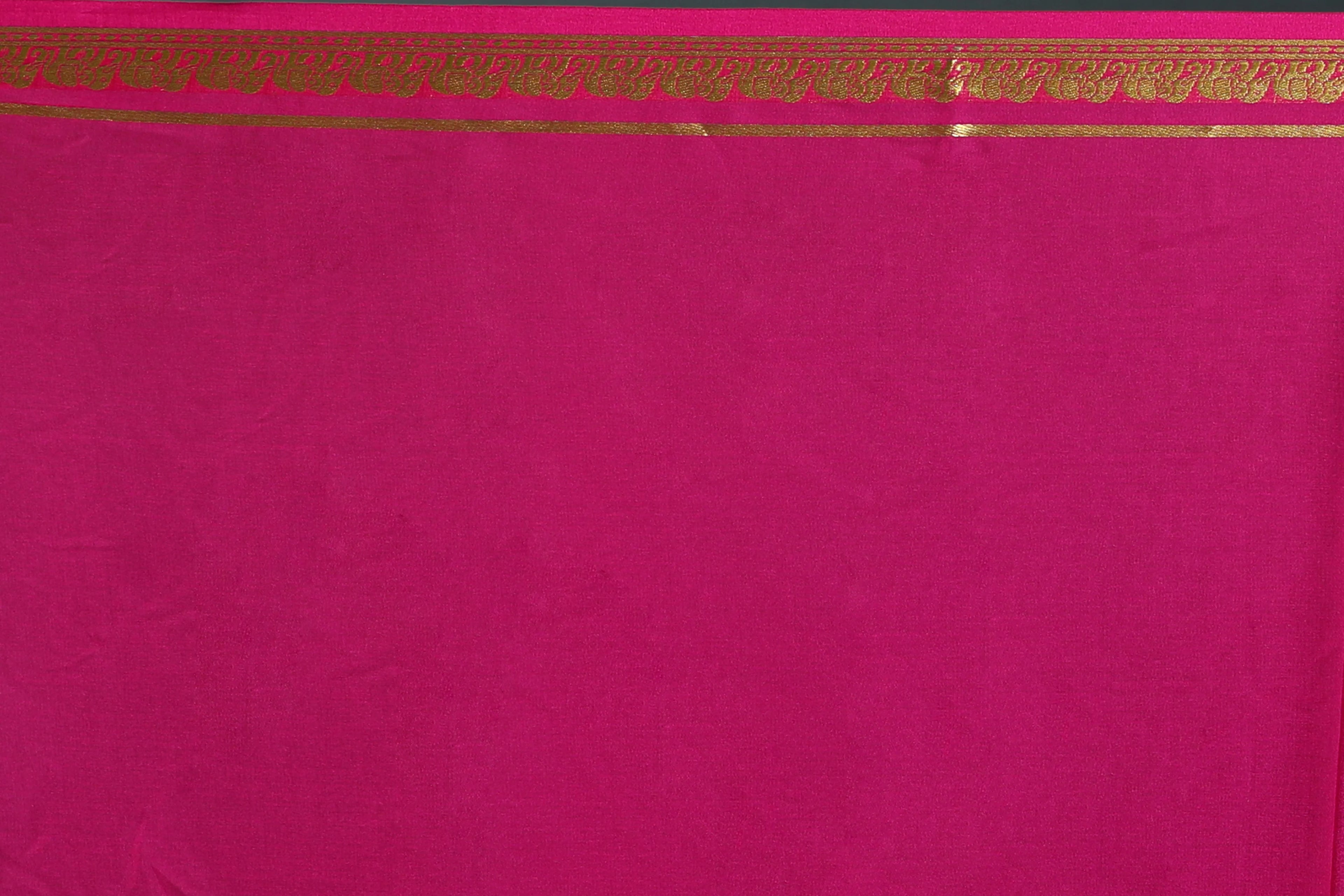 Rani Pure Mysore Silk Saree With Blouse Piece