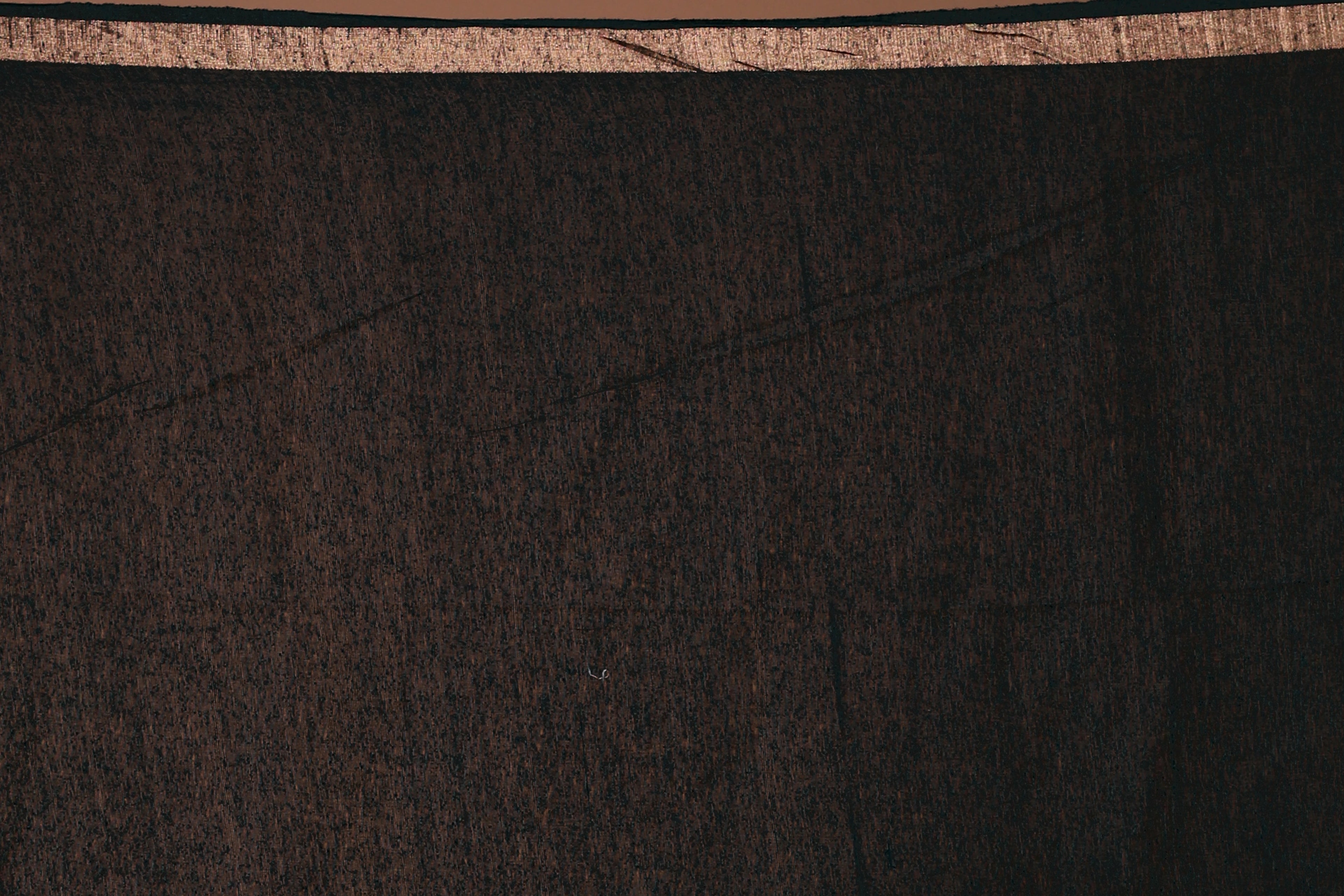 Black Matka Silk Saree With Blouse Piece