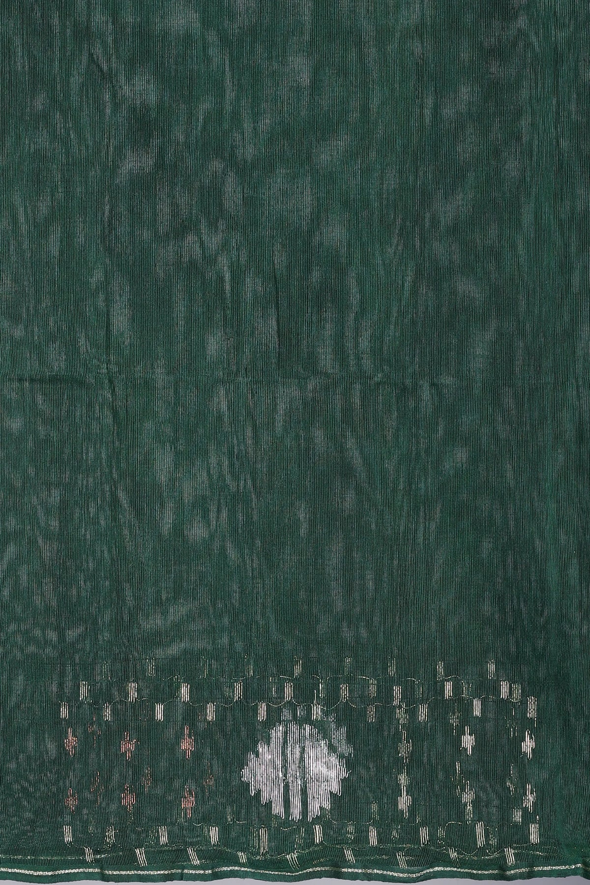 Green Dhakai Jamdani Saree With Blouse Piece