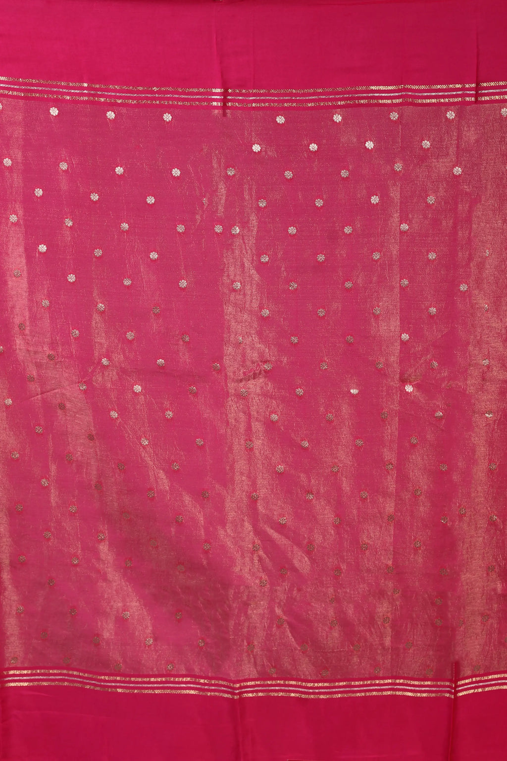 Rani Semi Tissue Mashru Saree With Blouse Piece