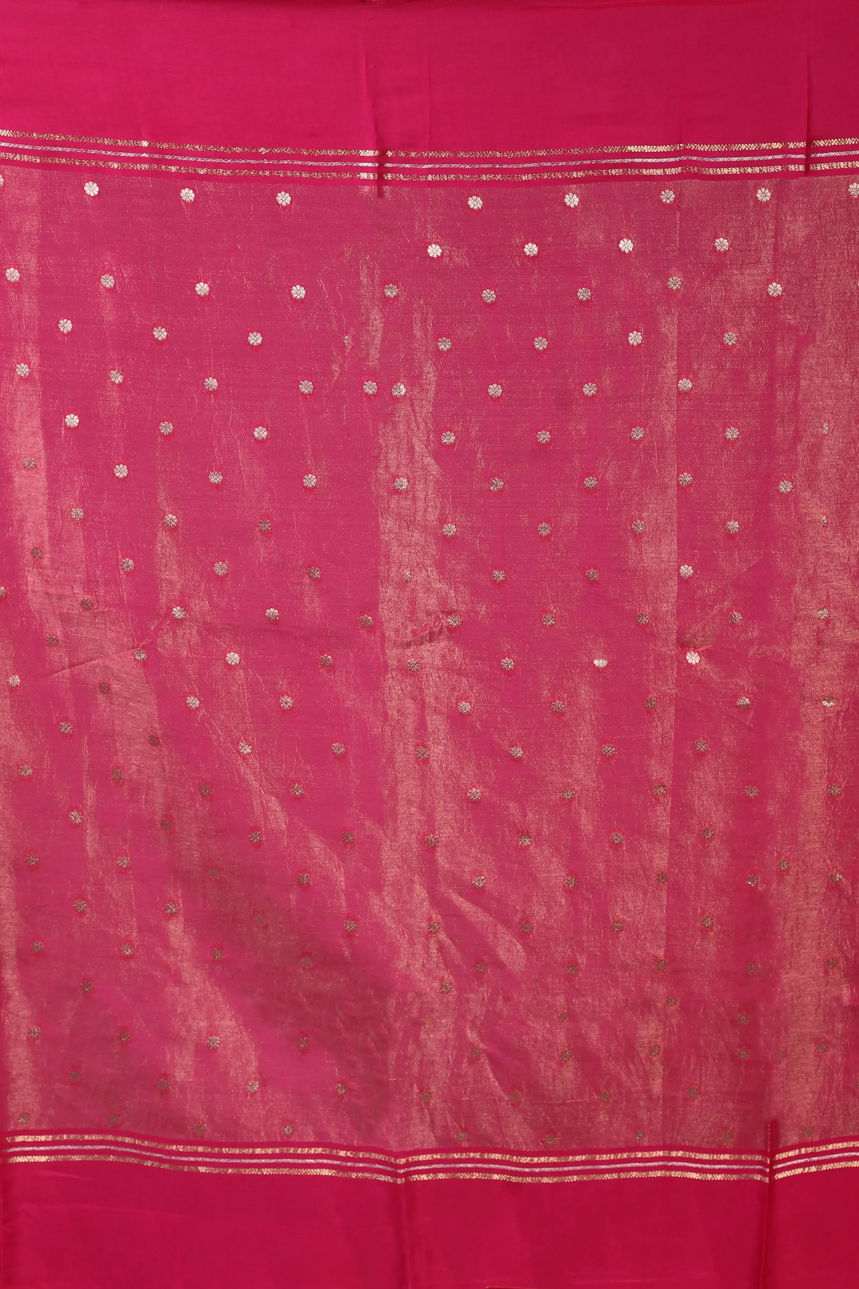 Rani Semi Tissue Mashru Saree With Blouse Piece