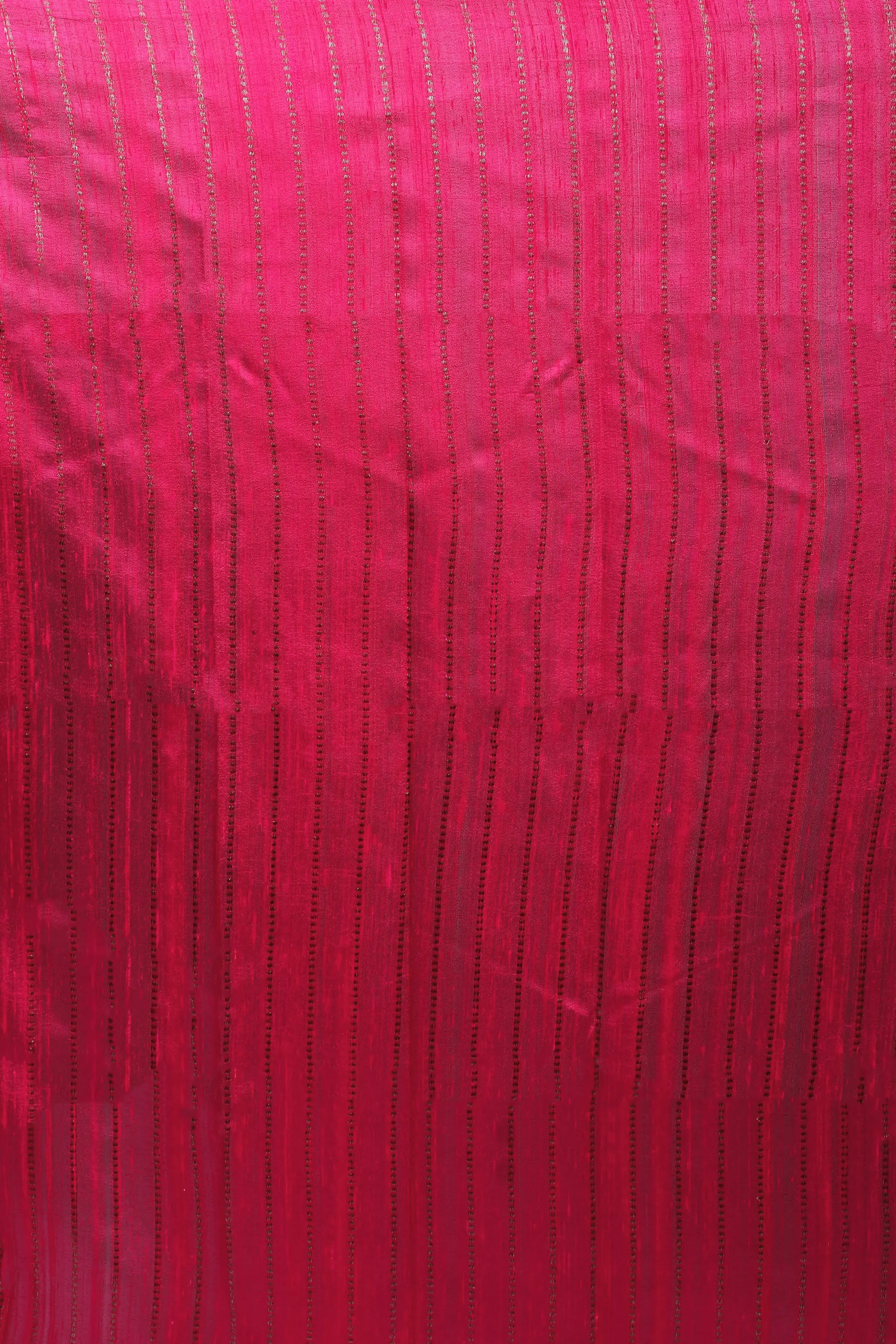 Deep Olive Green Raw Silk Banarasi Saree With Blouse Piece