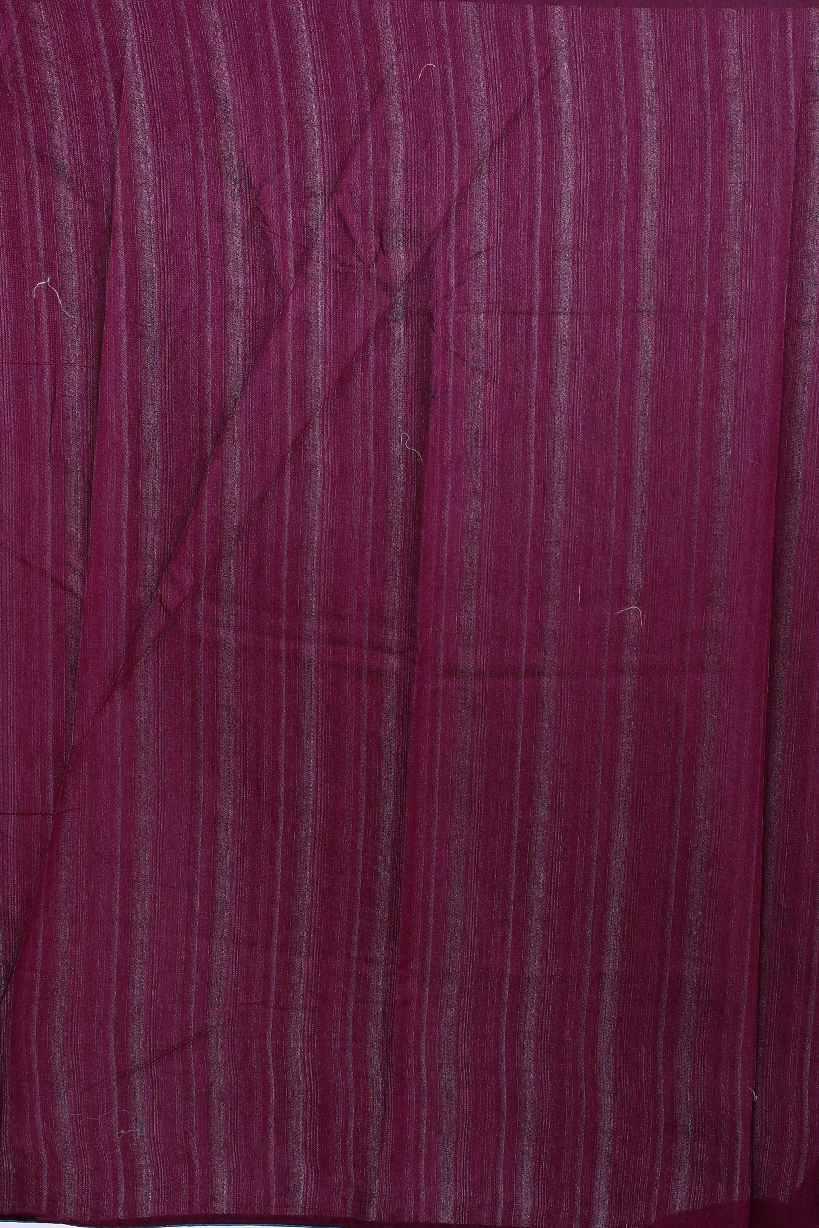 Wine Semi Tussar Parsi Work Saree With Blouse Piece