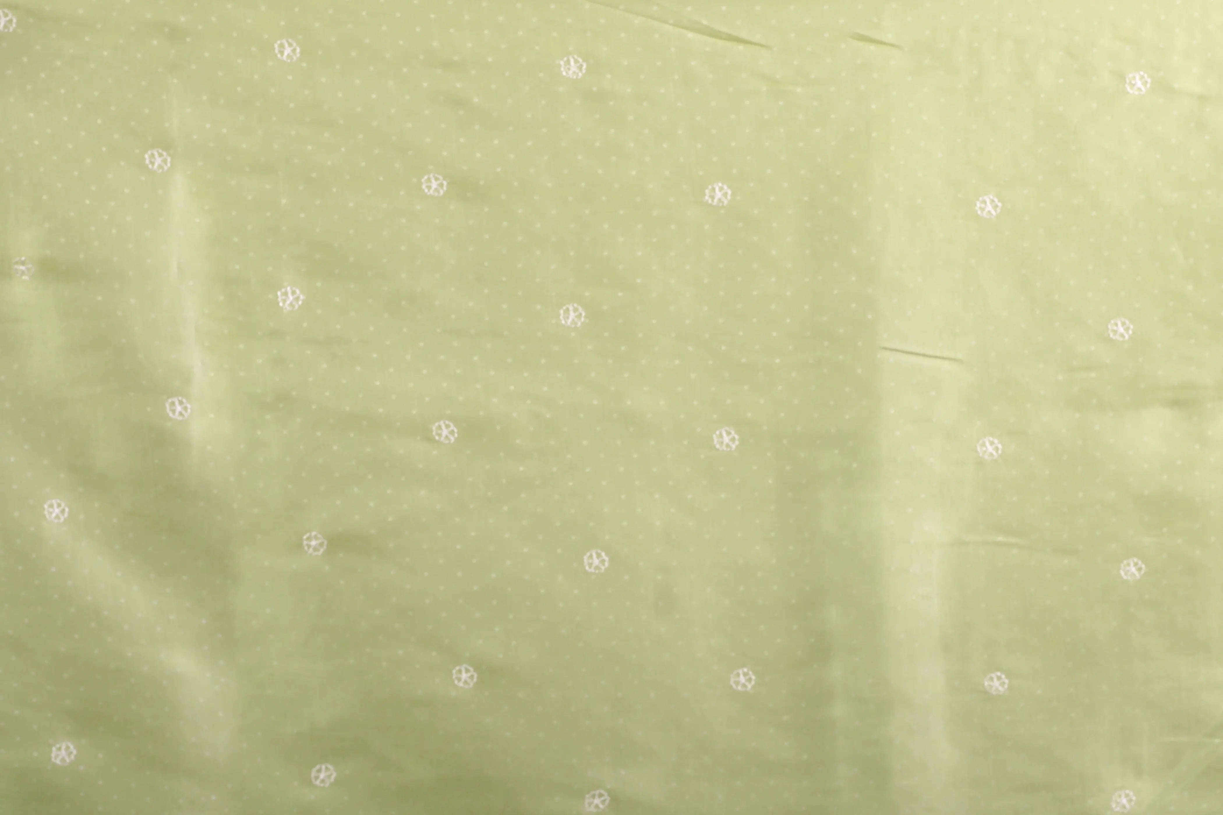 Pista Green Blended Tussar Semi Tussar Saree With Blouse Piece