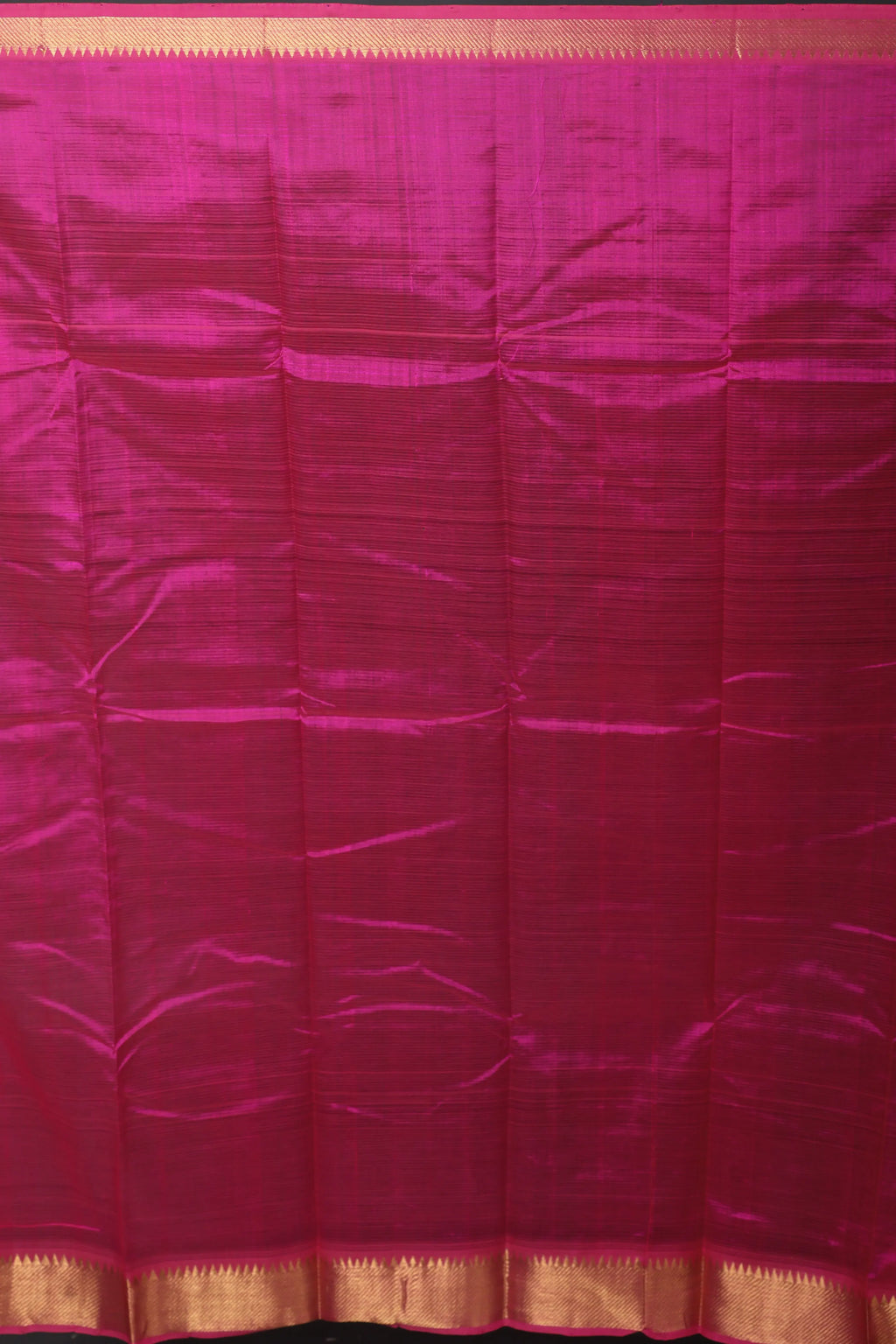 Phusia Pink Silk Mangalgiri Saree With Blouse Piece