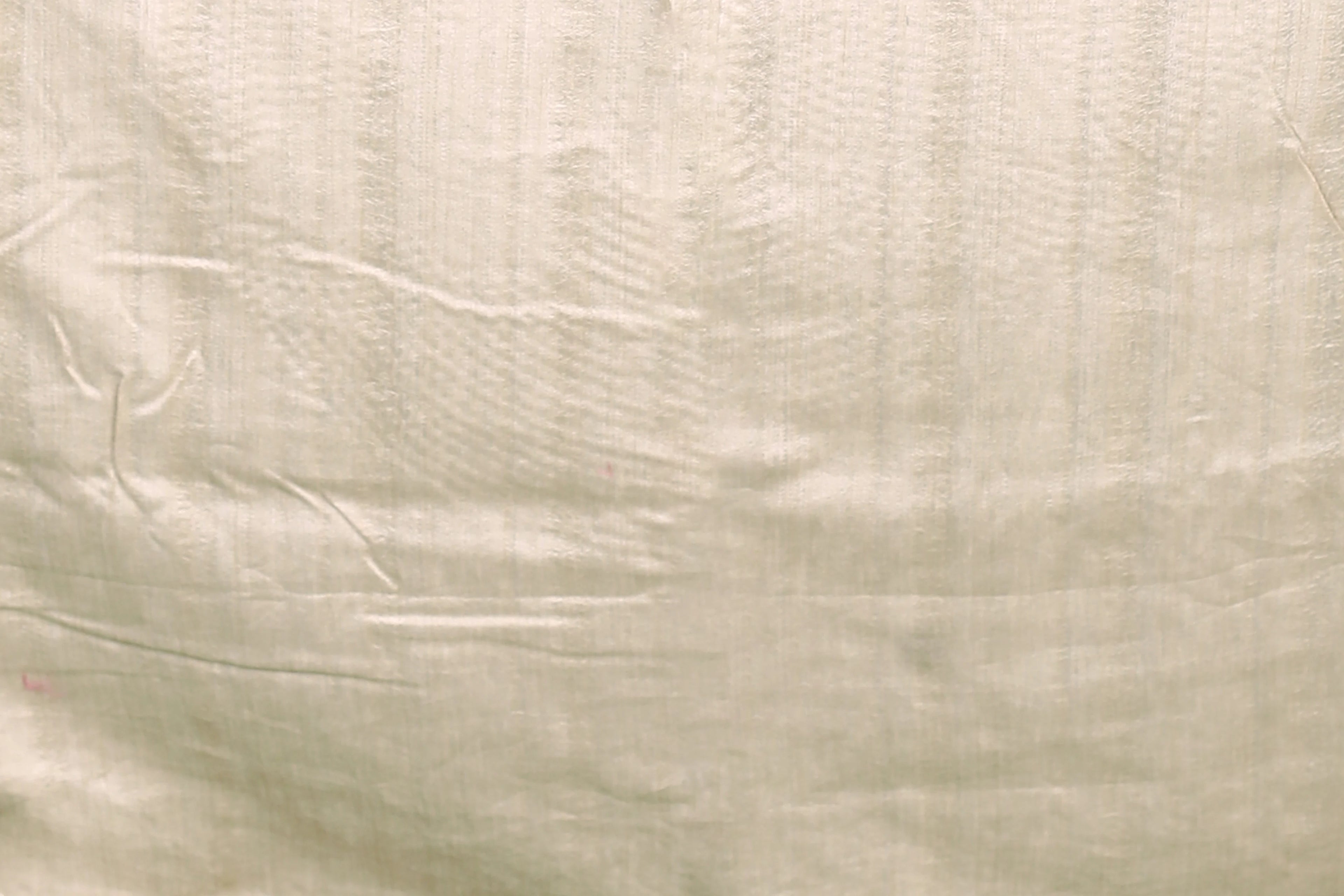 Beige Blended Semi Tussar Saree with Blouse Piece