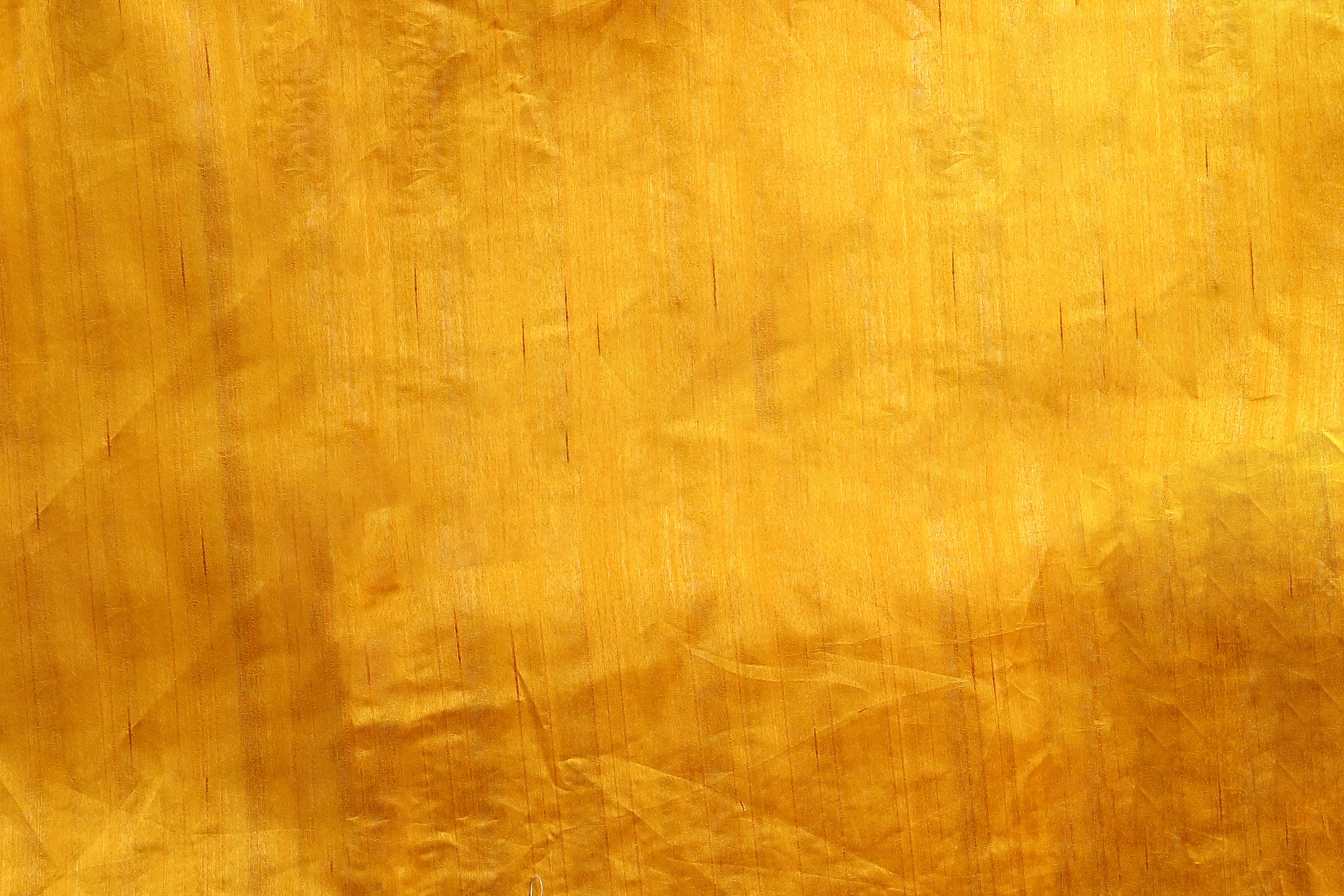 Mustard Yellow Blended Semi Tussar Saree with Blouse Piece