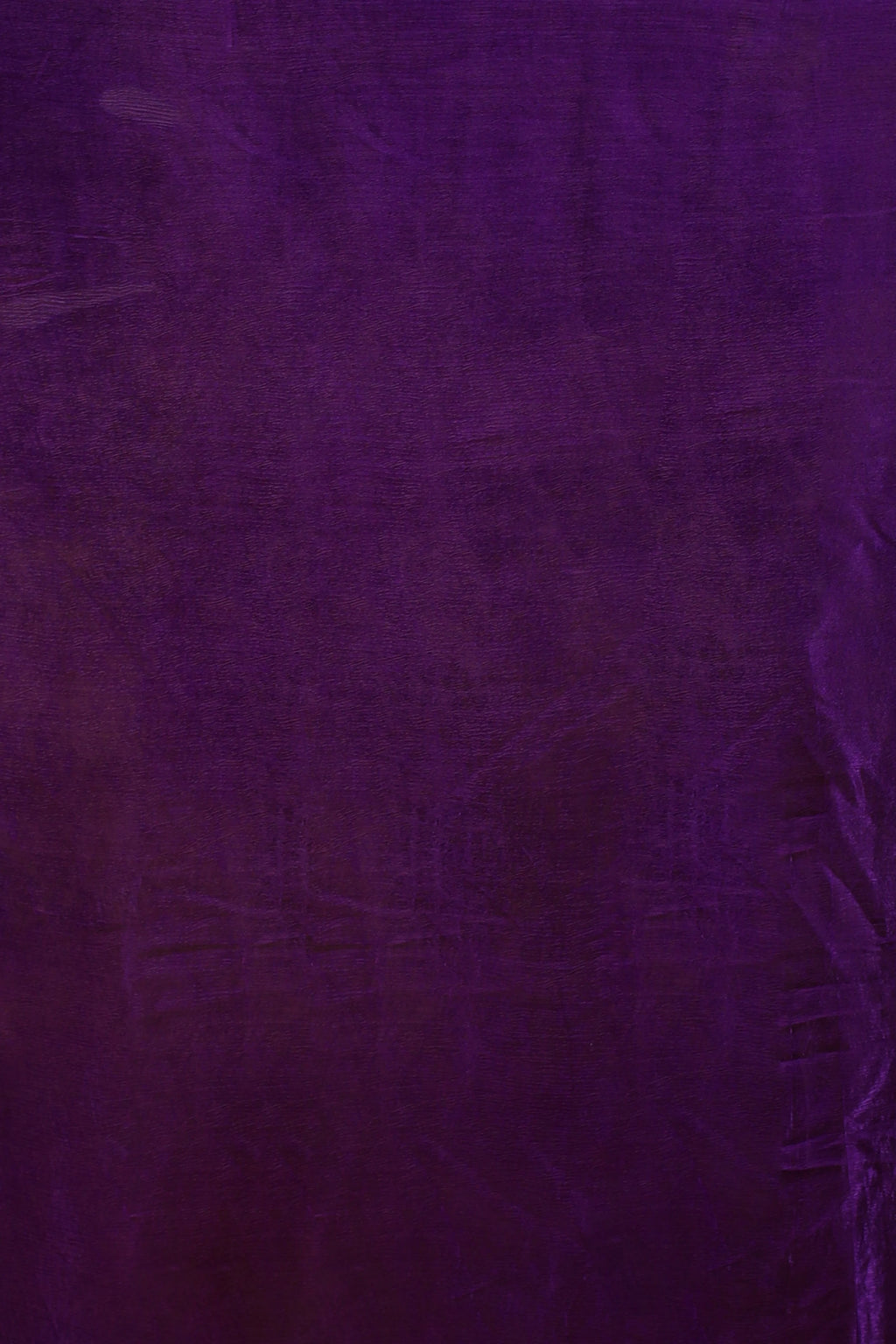 Purple Crepe Satin Saree with Blouse Piece