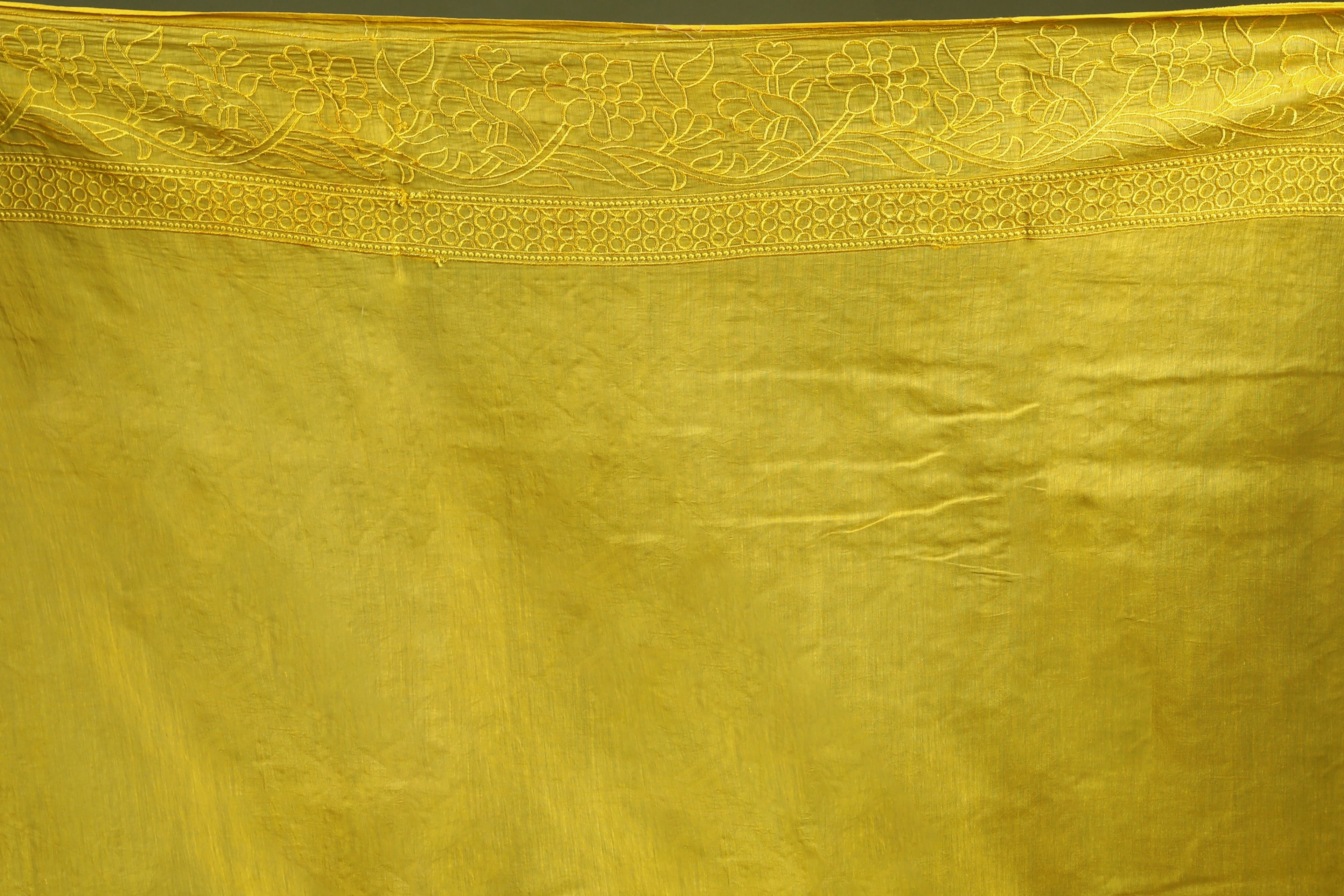 Cotton Chikankari Saree with Blouse Piece