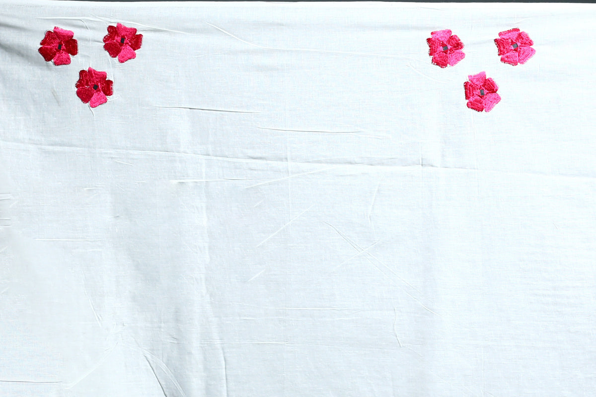 EBS245B4 - Embroidery Saree Rani Pink - detail 3