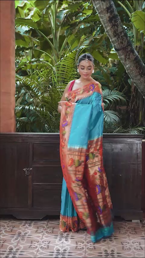 Pure Silk Paithani