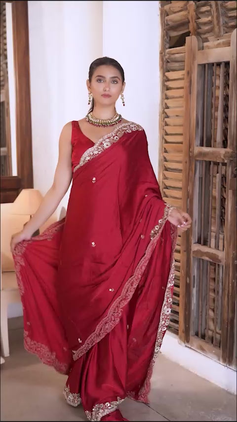 Satin Zardosi Work