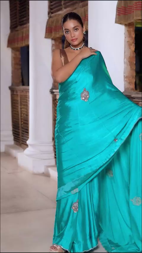 Satin Zardosi Work