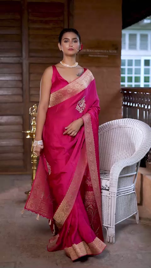 Satin Zardosi Work